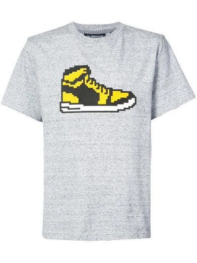 Mostly Heard Rarely Seen 8-bit Hornet Sneaker T-shirt - Grey
