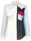 Calvin Klein 205w39nyc Colour-block Western Shirt In Multicolour