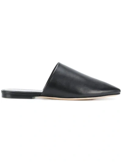 Saint Laurent Slip On Shoes Hawaii  Nappa Leather In Black