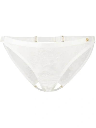 Something Wicked Lace Briefs In White