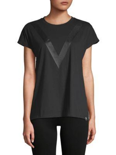 X By Gottex Lazy Day Short-sleeve Top In Black