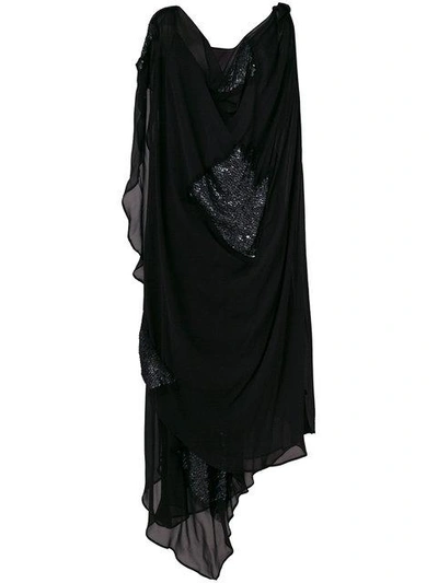Giacobino Asymmetric Dress - Black