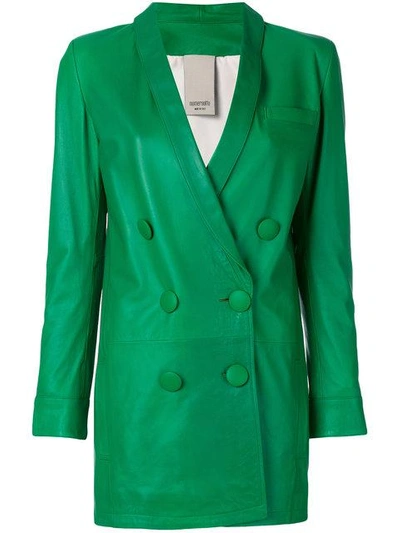 Numerootto Double Breasted Jacket - Green