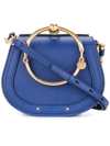 Chloé Nile Bracelet Shoulder Bag In Blue