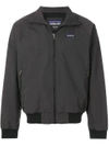 Patagonia Logo Bomber Jacket - Black