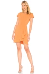 Amanda Uprichard Whistler Dress In Papaya