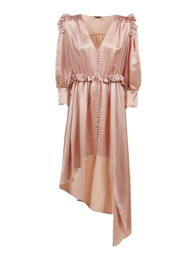 Magda Butrym Frilled Dress In Rosa