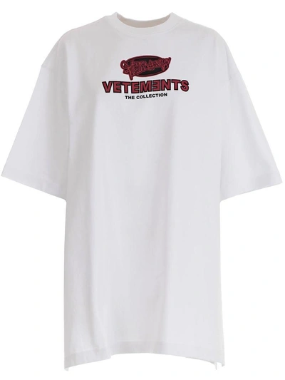 Vetements Short Sleeve T-shirt In White