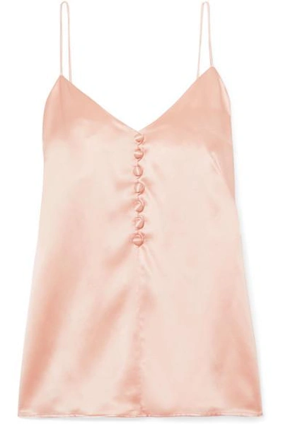 Hillier Bartley Silk-satin Camisole In Baby Pink