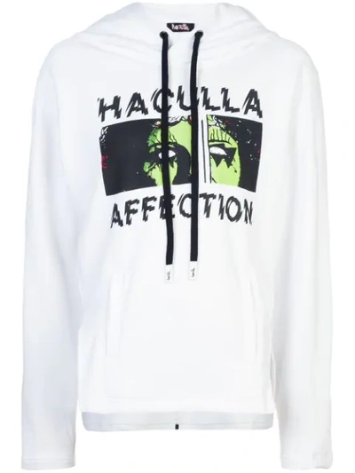 Haculla Affection Hooded Sweatshirt In White