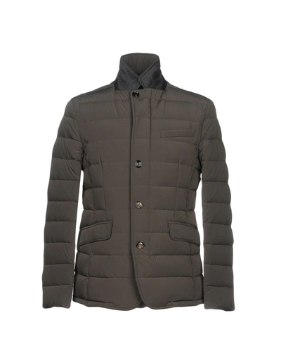 Moorer Down Jacket In Grey
