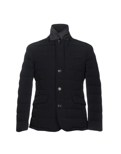 Moorer Down Jacket In Dark Blue