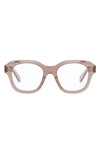 Celine Bold 3 Dots 50mm Butterfly Optical Glasses In Pink / Other