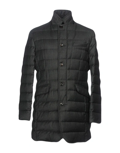 Moorer Down Jacket In Steel Grey