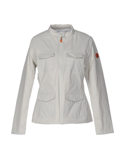 Save The Duck Jackets In Light Grey