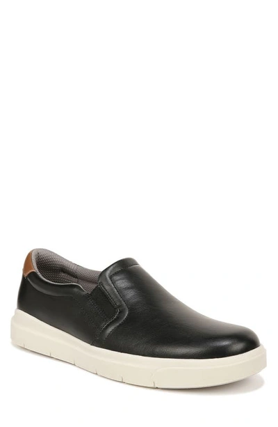 Dr. Scholl's Men's Madison Cfx Slip-on Shoes In Black Synthetic Polyurethane