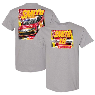 Joe Gibbs Racing Team Collection Men's  Grey Sammy Smith 2023 #18 Pilot/flying J T-shirt