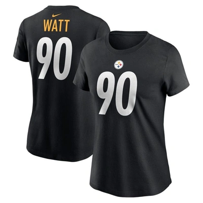 Nike T.j. Watt Black Pittsburgh Steelers Player Name & Number T-shirt