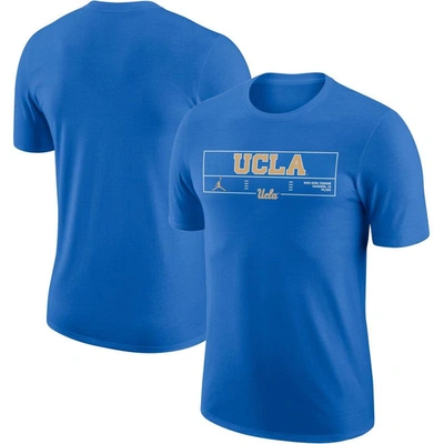 Jordan Brand Blue Ucla Bruins Wordmark Stadium T-shirt