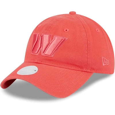 New Era Red Washington Commanders Color Pack Brights 9twenty Adjustable Hat