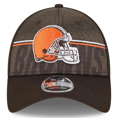 New Era Brown Cleveland Browns 2023 Nfl Training Camp 9forty Adjustable Hat