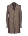 Harris Wharf London Full-length Jacket In Dove Grey