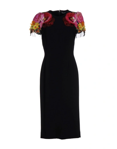 Dolce & Gabbana Knee-length Dress In Black