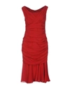 Dolce & Gabbana Knee-length Dresses In Red