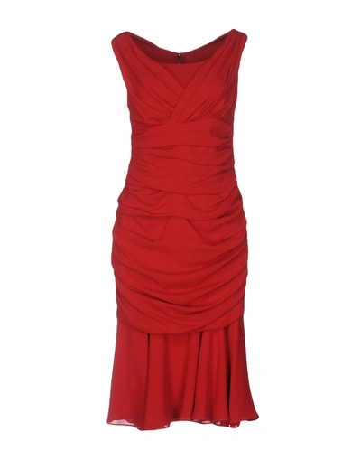 Dolce & Gabbana Knee-length Dresses In Red