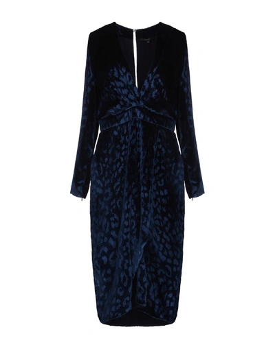 Gucci Knee-length Dress In Dark Blue