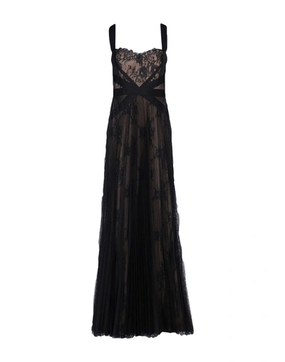 Marchesa Notte Long Dress In Black