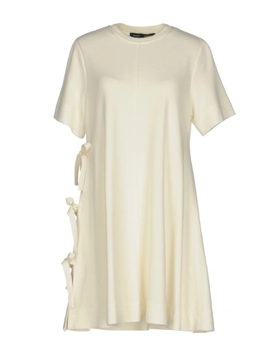 Proenza Schouler Short Dresses In Ivory