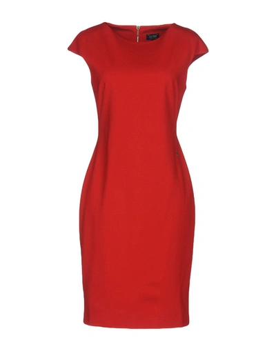 Armani Jeans Short Dress In Red