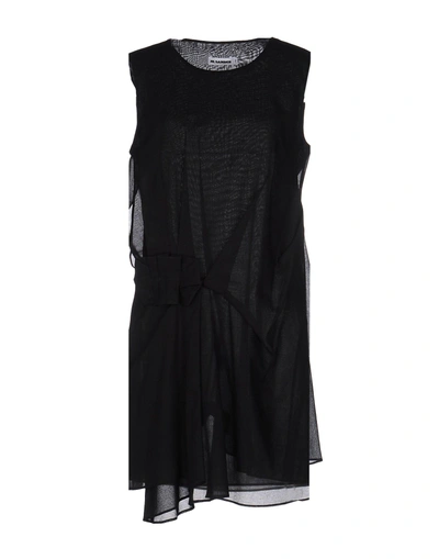 Jil Sander Short Dress In Black