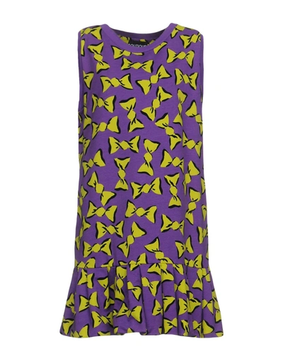 Boutique Moschino Short Dress In Purple