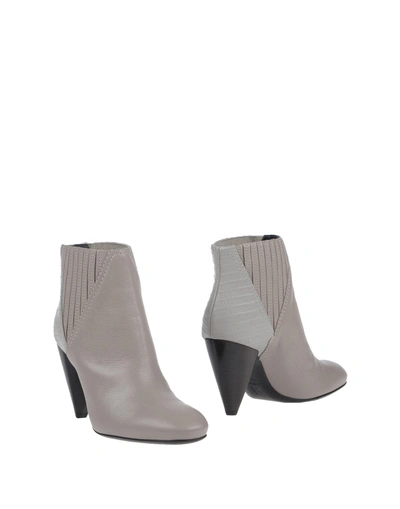 Lanvin Ankle Boots In Grey