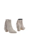 Rebecca Minkoff Ankle Boot In Light Grey
