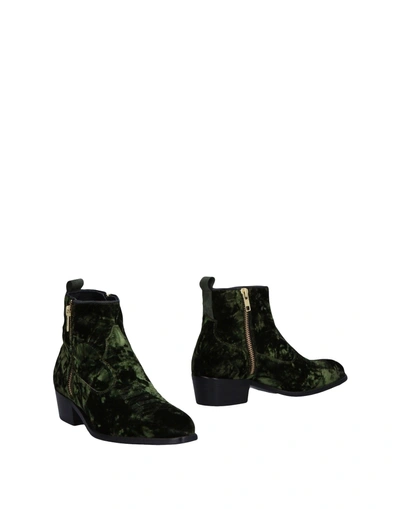 Alexander Hotto Stiefelette In Dark Green