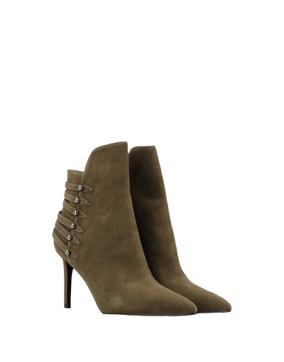 Kendall + Kylie Ankle Boots In Military Green