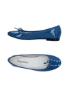 Repetto Ballet Flats In Azure