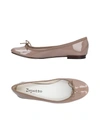 Repetto Ballet Flats In Light Brown