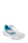 Saucony Ride 16 Running Shoe In White/ Ink
