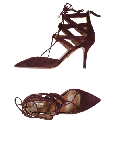 Aquazzura Pumps In Deep Purple