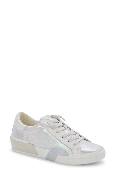 Dolce Vita Zina Sneaker In Opal Metallic Leather