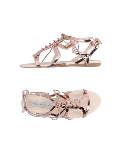Stella Mccartney Sandals In Copper