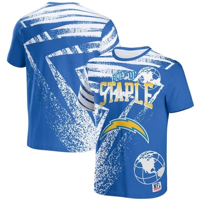Staple Nfl X  Blue Los Angeles Chargers All Over Print T-shirt