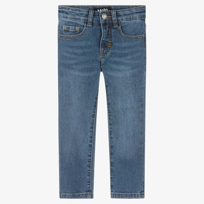Molo Kids' Boys Blue Organic Cotton Denim Jeans