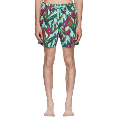 Vilebrequin Men Swimwear - Men Swimwear Paradise 3d - Swimming Trunk - Moon In Lagon