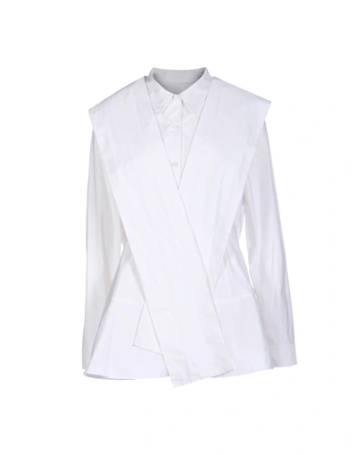 Co Solid Lor Shirts & Blouses In White