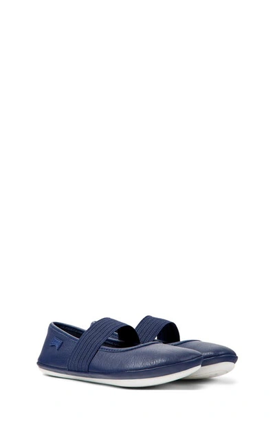 Camper Kids' Right Nina Ballerina Flat In Blue